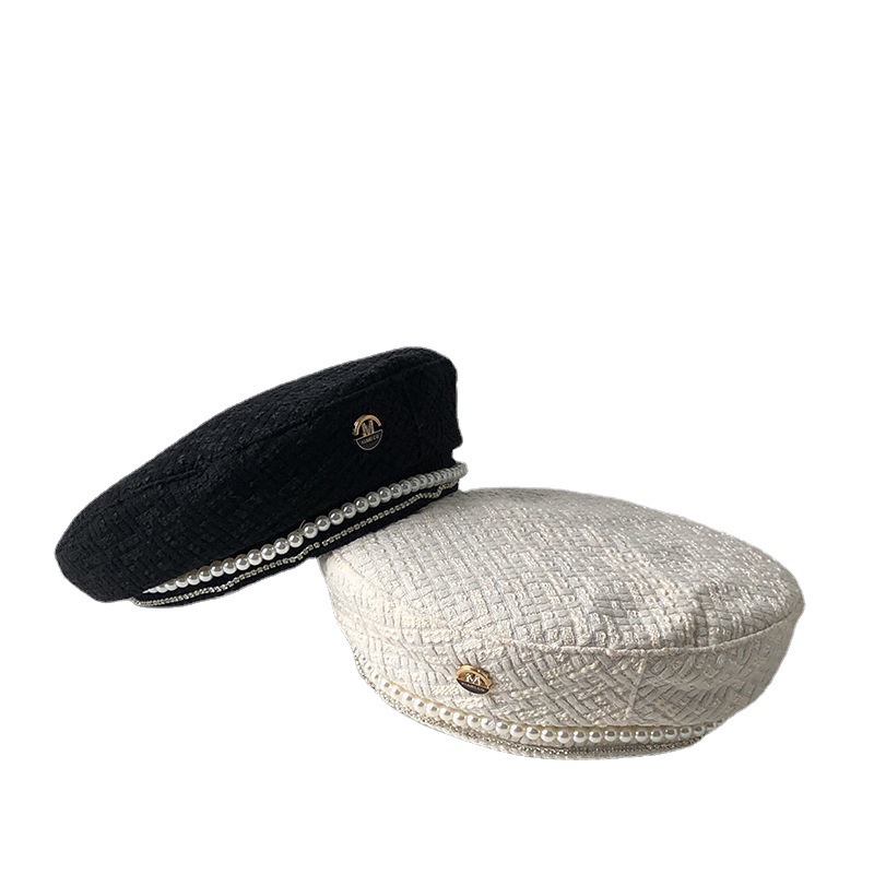 W102 Winter Beret, Chain, Pear - Beret French Wool ulasan dan harga