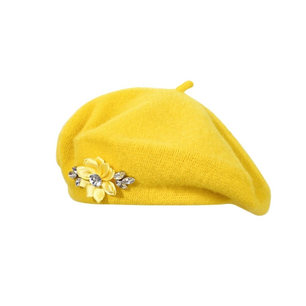 Elegant Solid Color Wool Beret - Beret French Wool ulasan dan harga