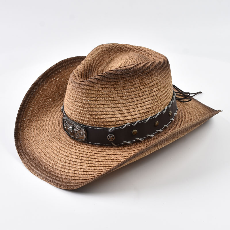 Summer Western Cowboy Straw Ha - Cowboy Hat Straw ulasan dan harga