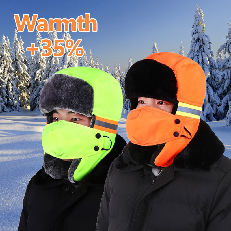 Winter Trapper Hat with Ear Fl - Winter Trapper Hat ulasan dan harga
