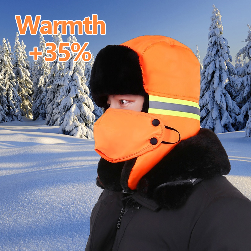 Winter Trapper Hat with Ear Fl - Winter Trapper Hat ulasan dan harga