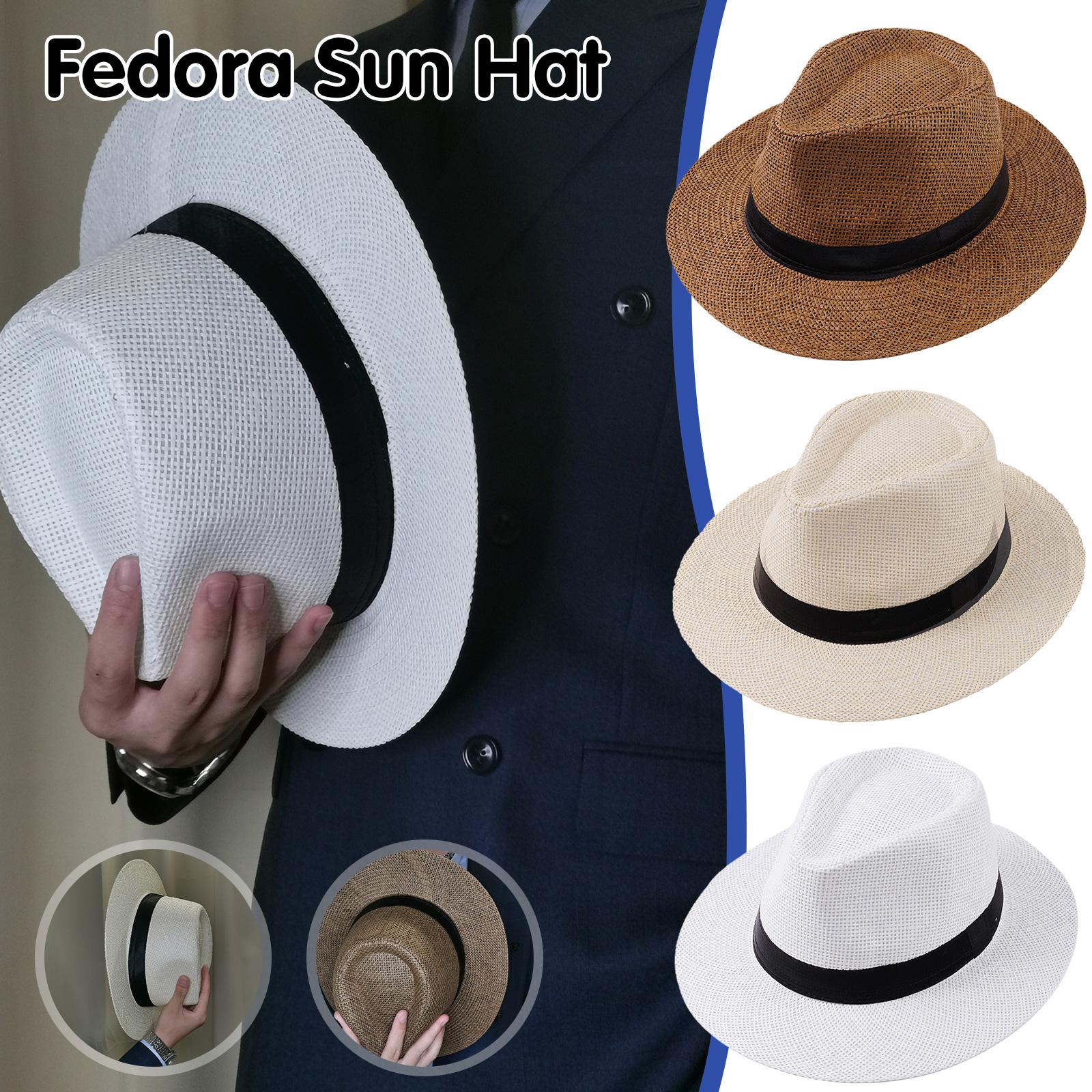 Men Summer Panama Straw Hat Na - Cowboy Hat Straw ulasan dan harga