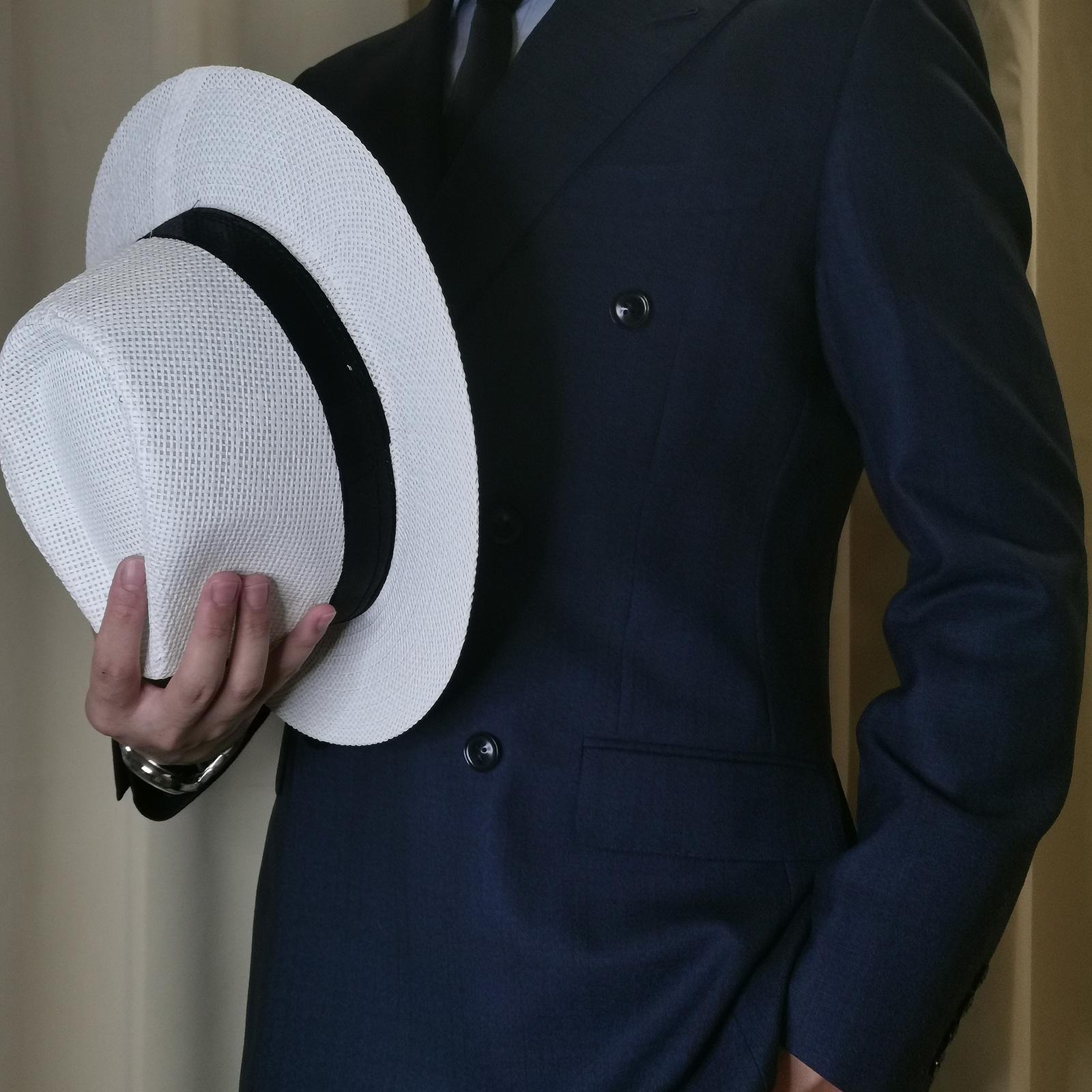 Men Summer Panama Straw Hat Na - Cowboy Hat Straw ulasan dan harga