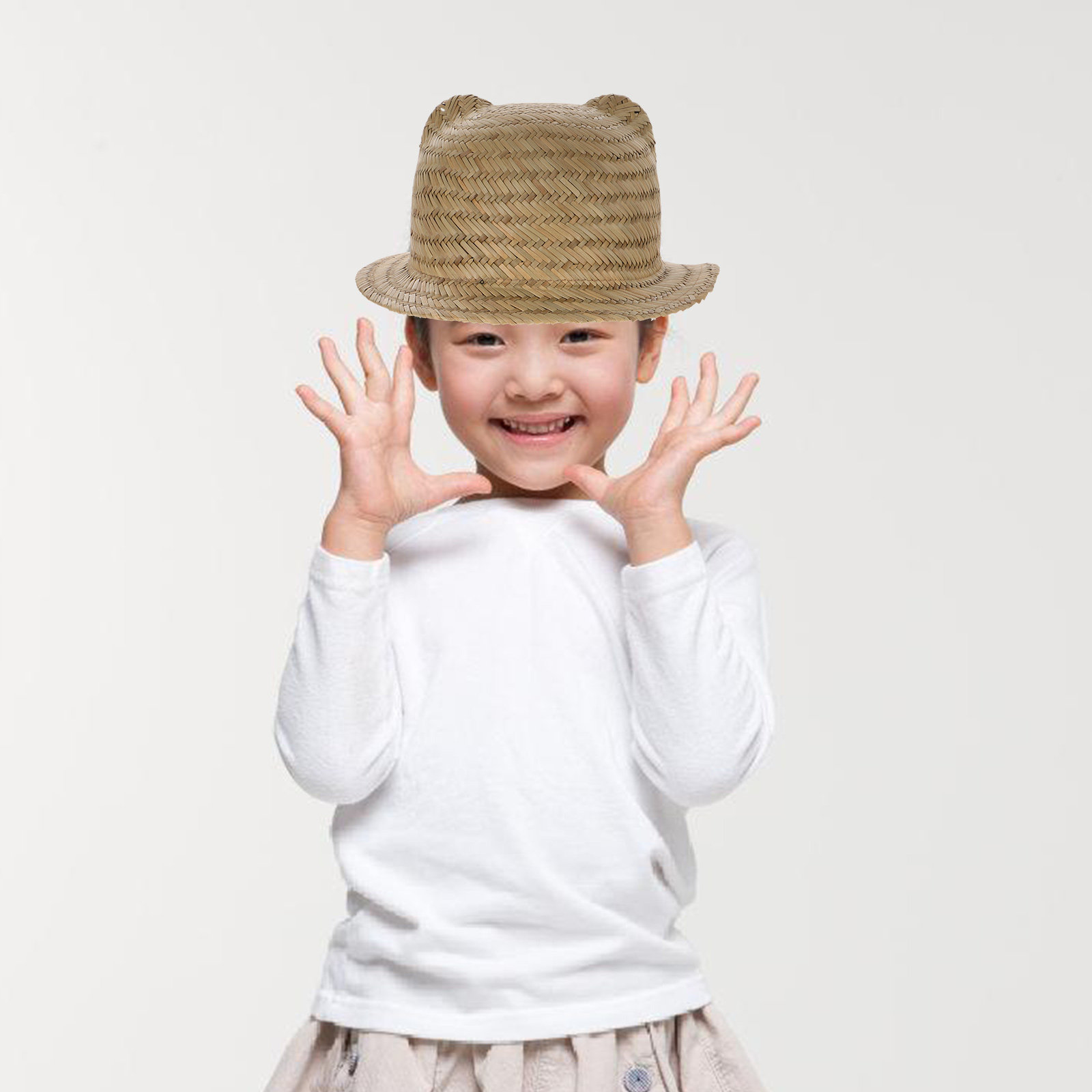 Kids Straw Sun Hat Wide Brim W - Sun Hat Wide Brim ulasan dan harga