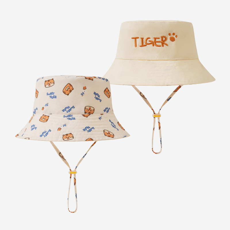 Letter Embroidered Baby Bucket - Bucket Hat Cotton ulasan dan harga