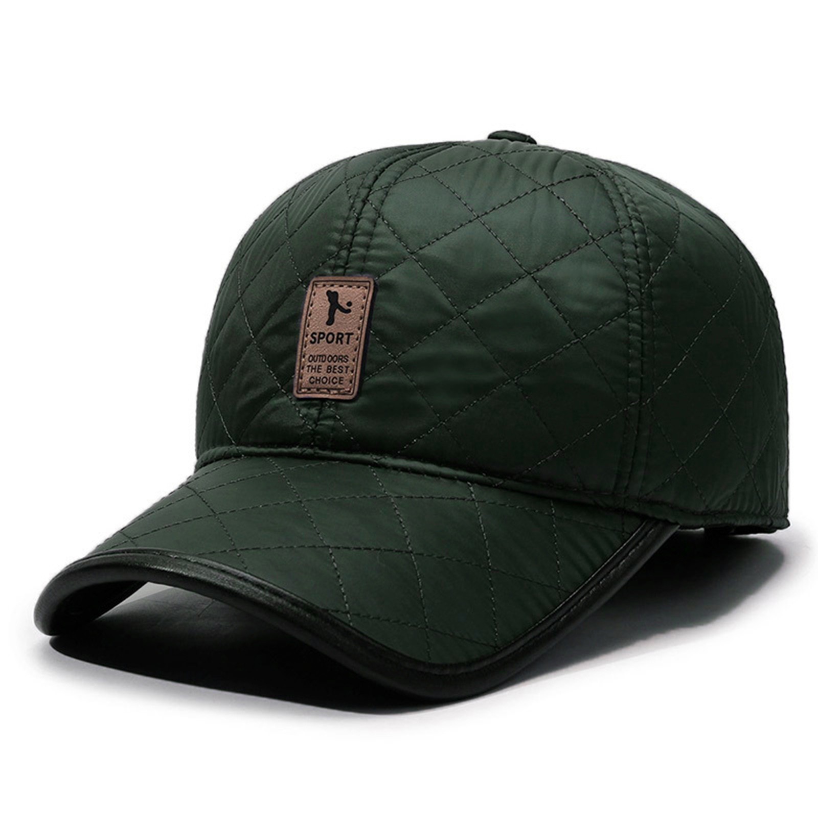 Winter Men PU Baseball Cap War - Winter Trapper Hat ulasan dan harga