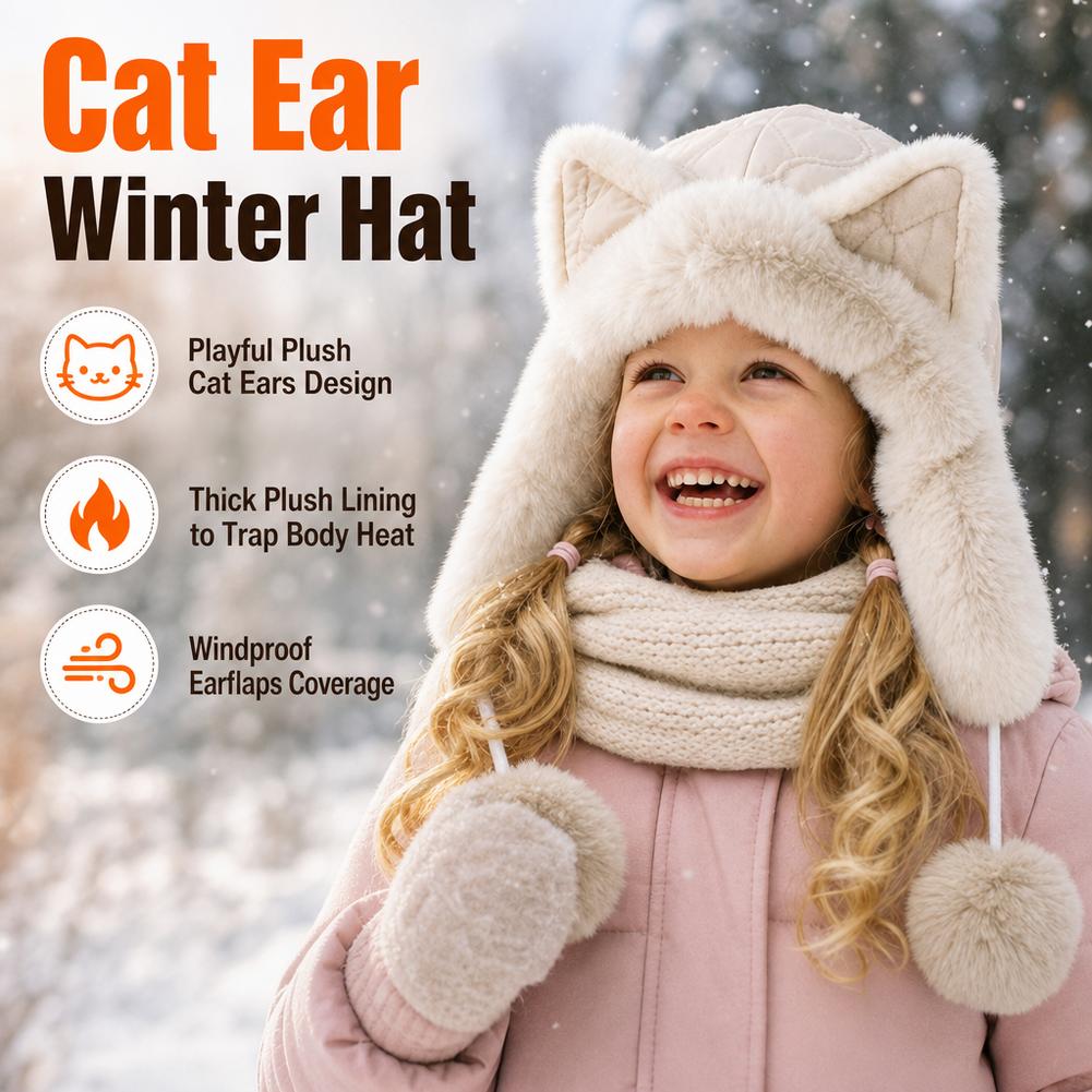 Plush Fox Ear Winter Trapper H - Winter Trapper Hat ulasan dan harga