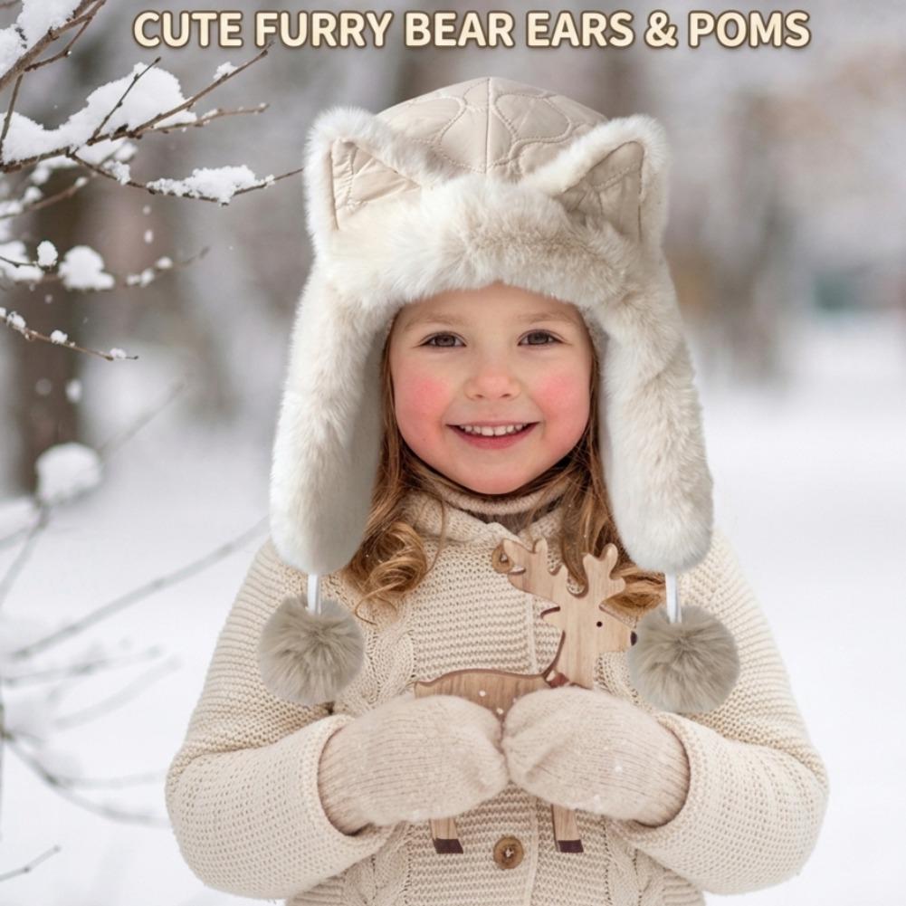 Plush Fox Ear Winter Trapper H - Winter Trapper Hat ulasan dan harga