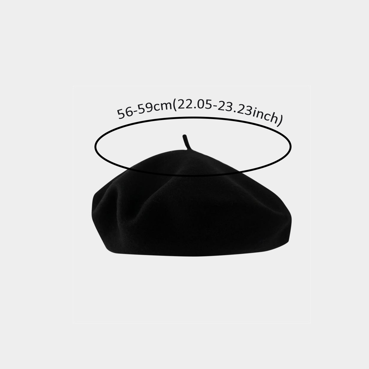 Big Size Beret Women  Large Be - Beret French Wool ulasan dan harga