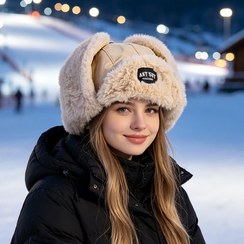 Winter Trapper Hat Thick Plush - Winter Trapper Hat ulasan dan harga