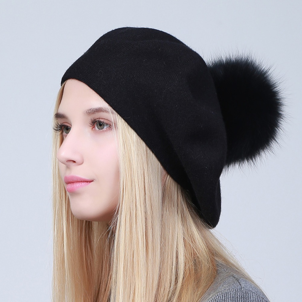 Geebro Women's Beret Hat Winte - Beret French Wool ulasan dan harga