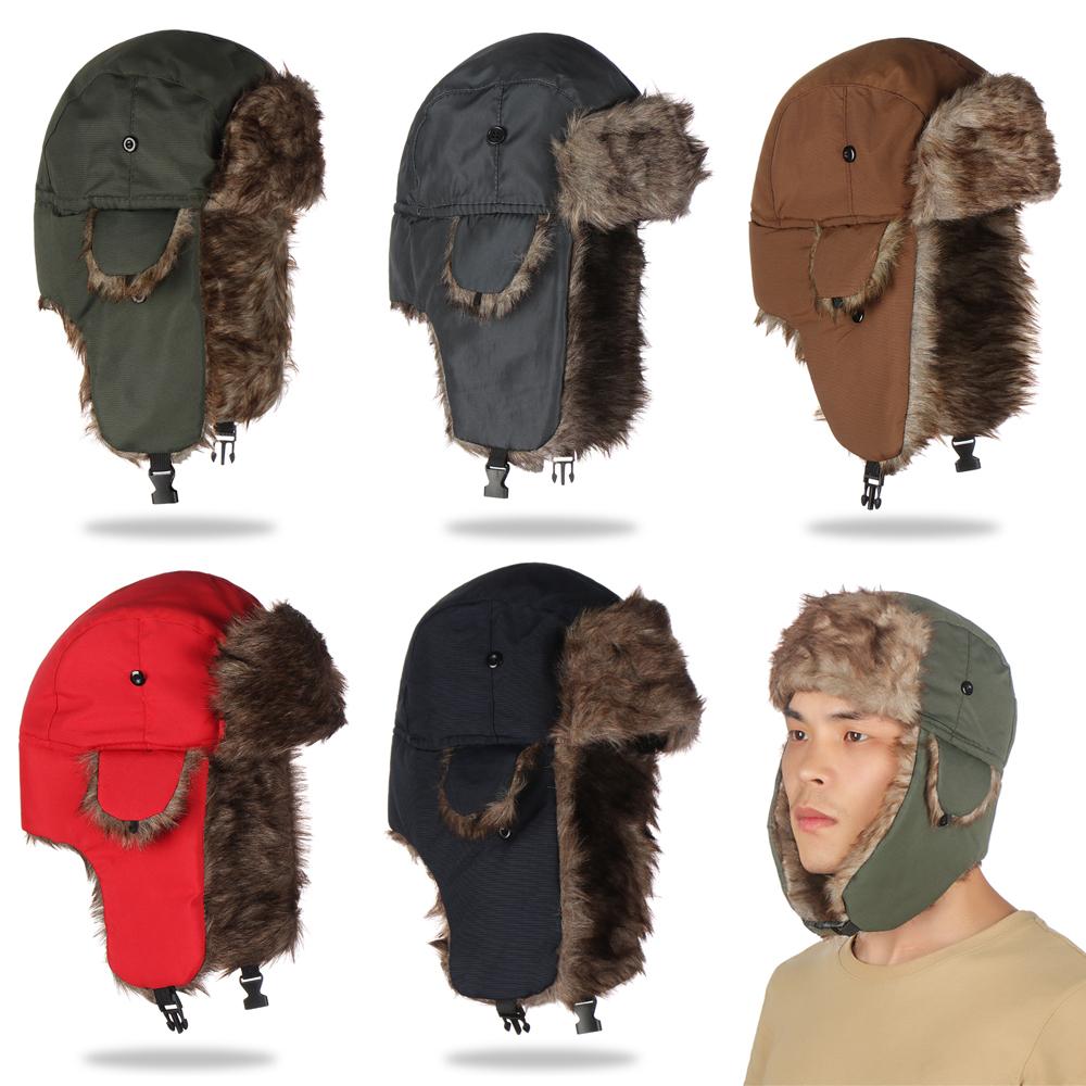Warm Winter Fur Earflap Ski Ha - Winter Trapper Hat ulasan dan harga