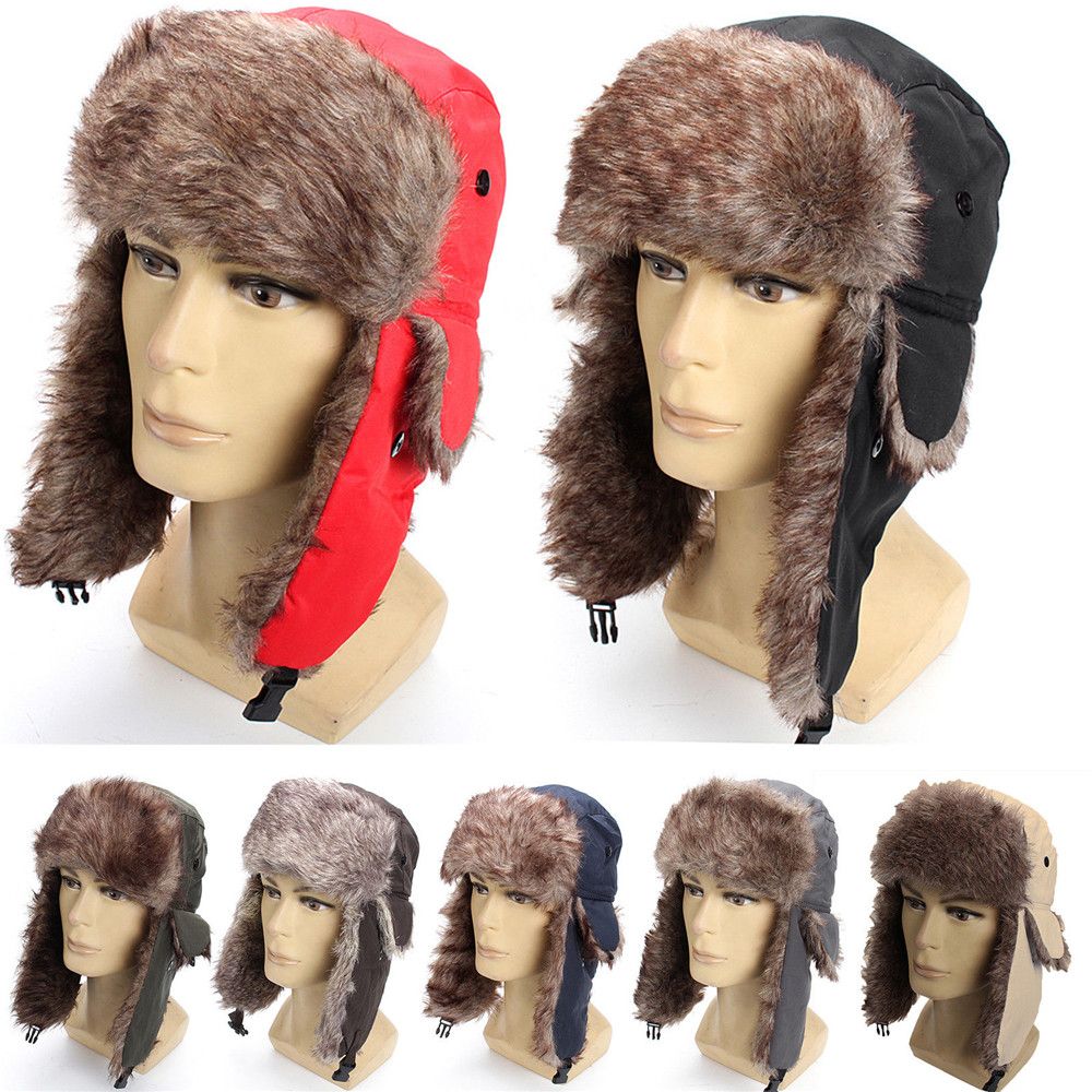 Warm Winter Fur Earflap Ski Ha - Winter Trapper Hat ulasan dan harga