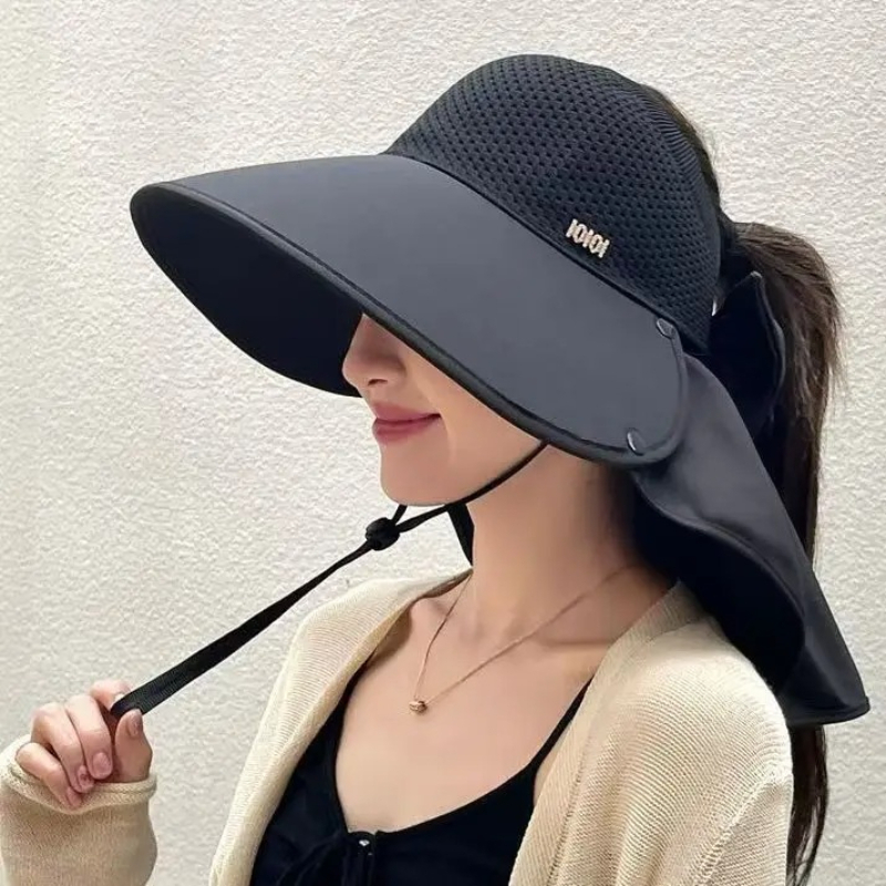Summer Women Bucket Hat Outdoo - Sun Hat Wide Brim ulasan dan harga