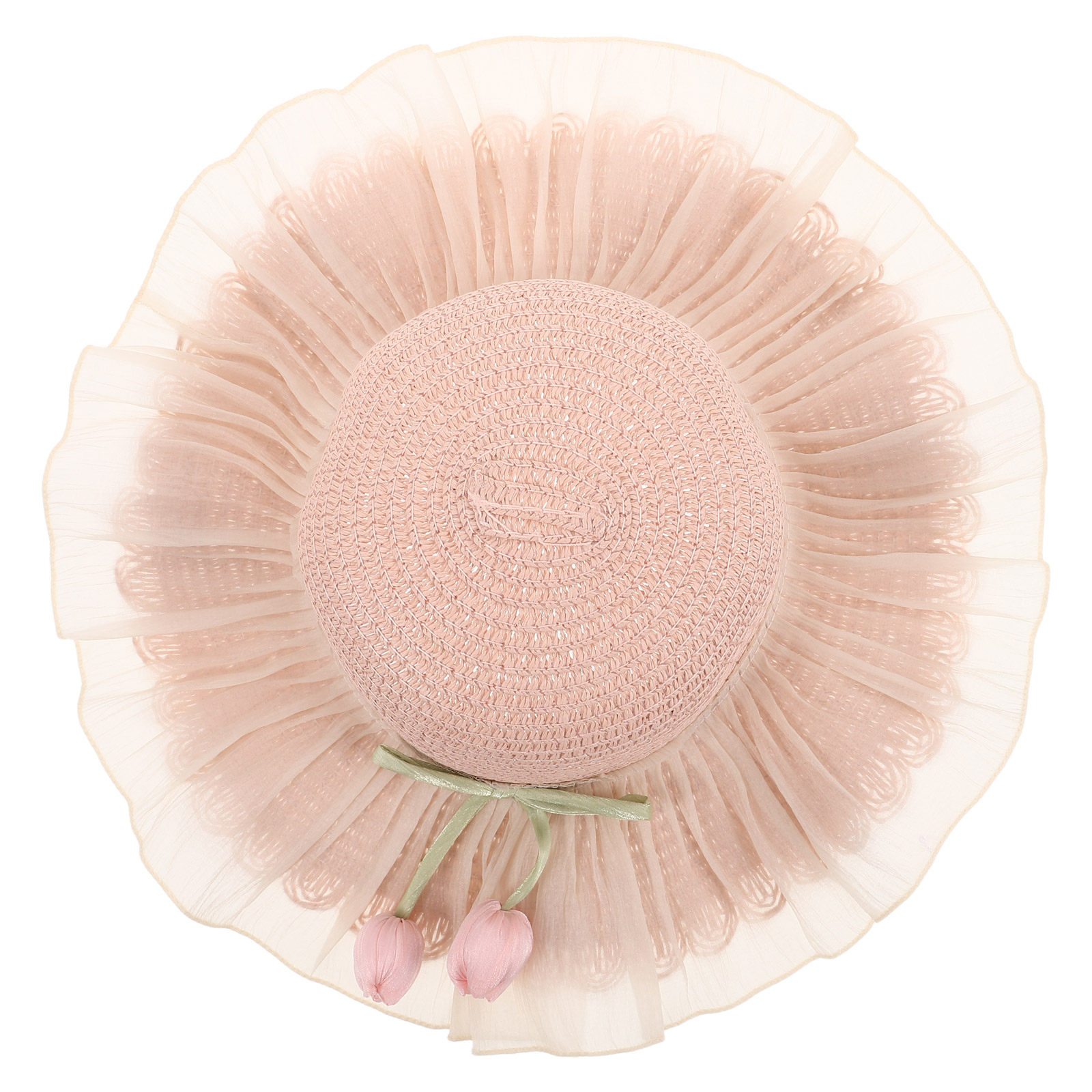Girl Summer Straw Sun Hat Adju - Sun Hat Wide Brim ulasan dan harga