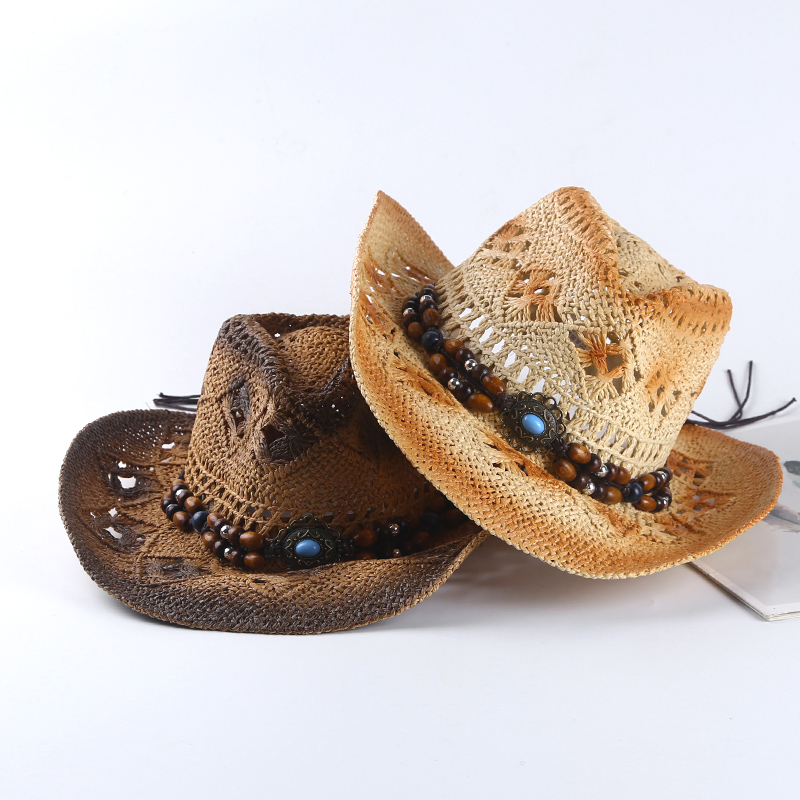 Spanish Retro Cowboy Straw Hat - Cowboy Hat Straw ulasan dan harga