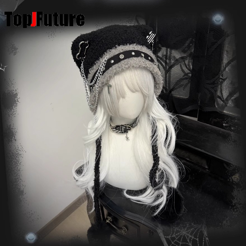 Women Japanese Harajuku Y2K Gi - Winter Trapper Hat ulasan dan harga