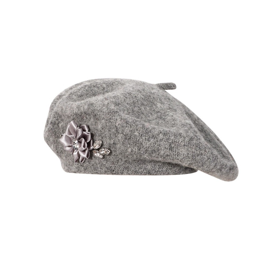 Vintage Solid Color Wool Beret - Beret French Wool ulasan dan harga