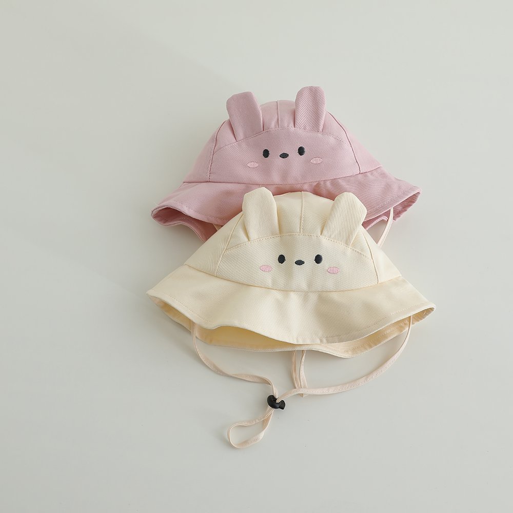 Baby Girls Sun Hat 48-50cm Cot - Bucket Hat Cotton ulasan dan harga