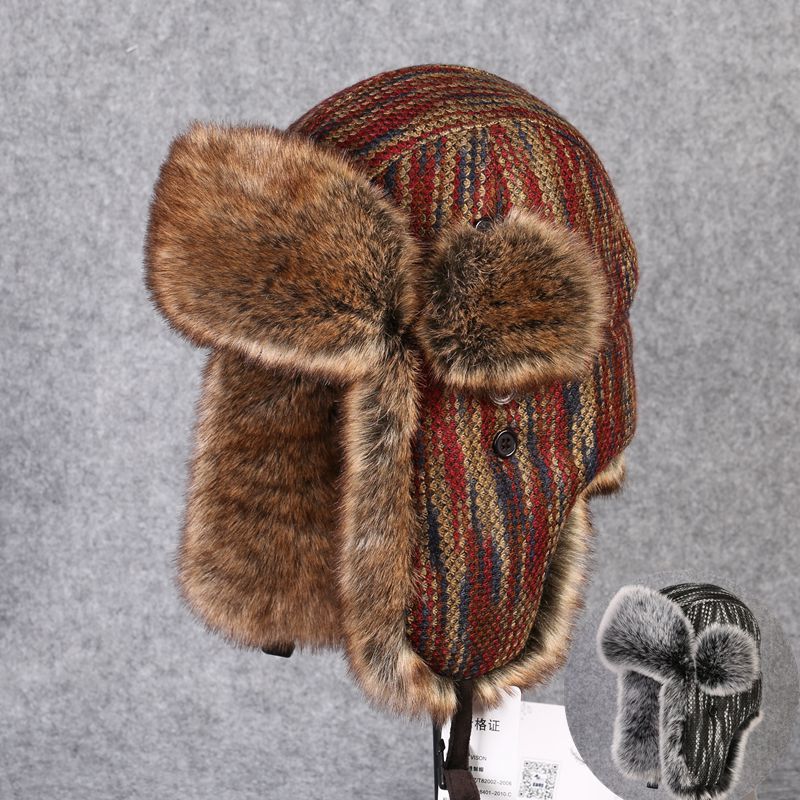 B-8433 Man Bomber Hat Rex Rabb - Winter Trapper Hat ulasan dan harga