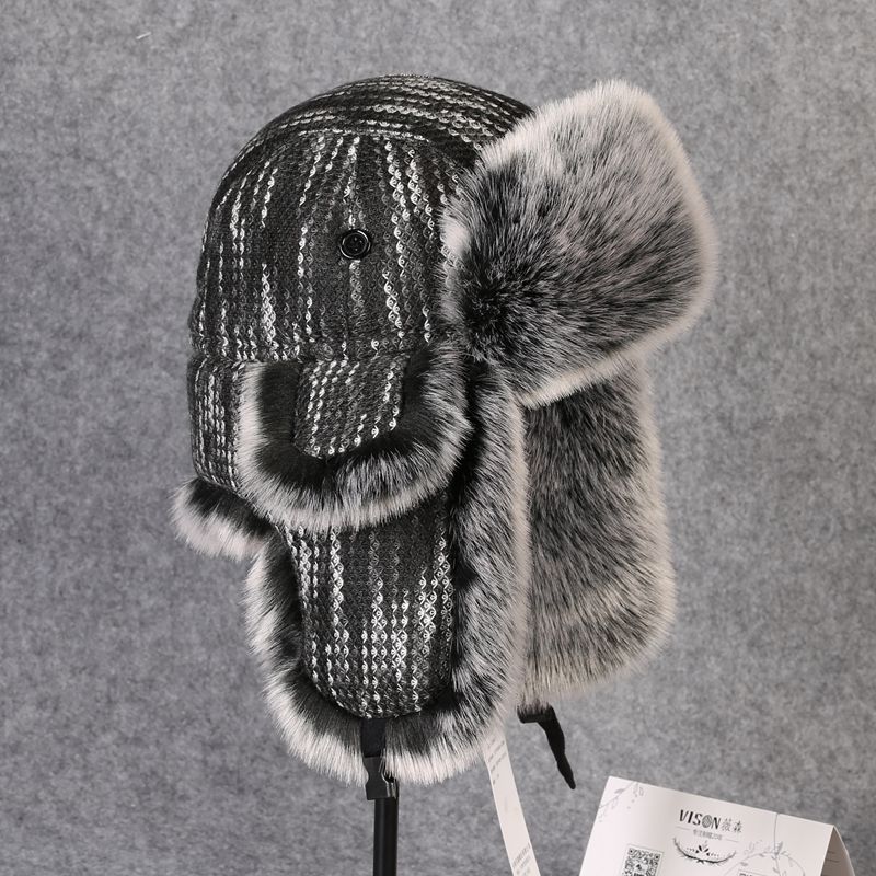 B-8433 Man Bomber Hat Rex Rabb - Winter Trapper Hat ulasan dan harga