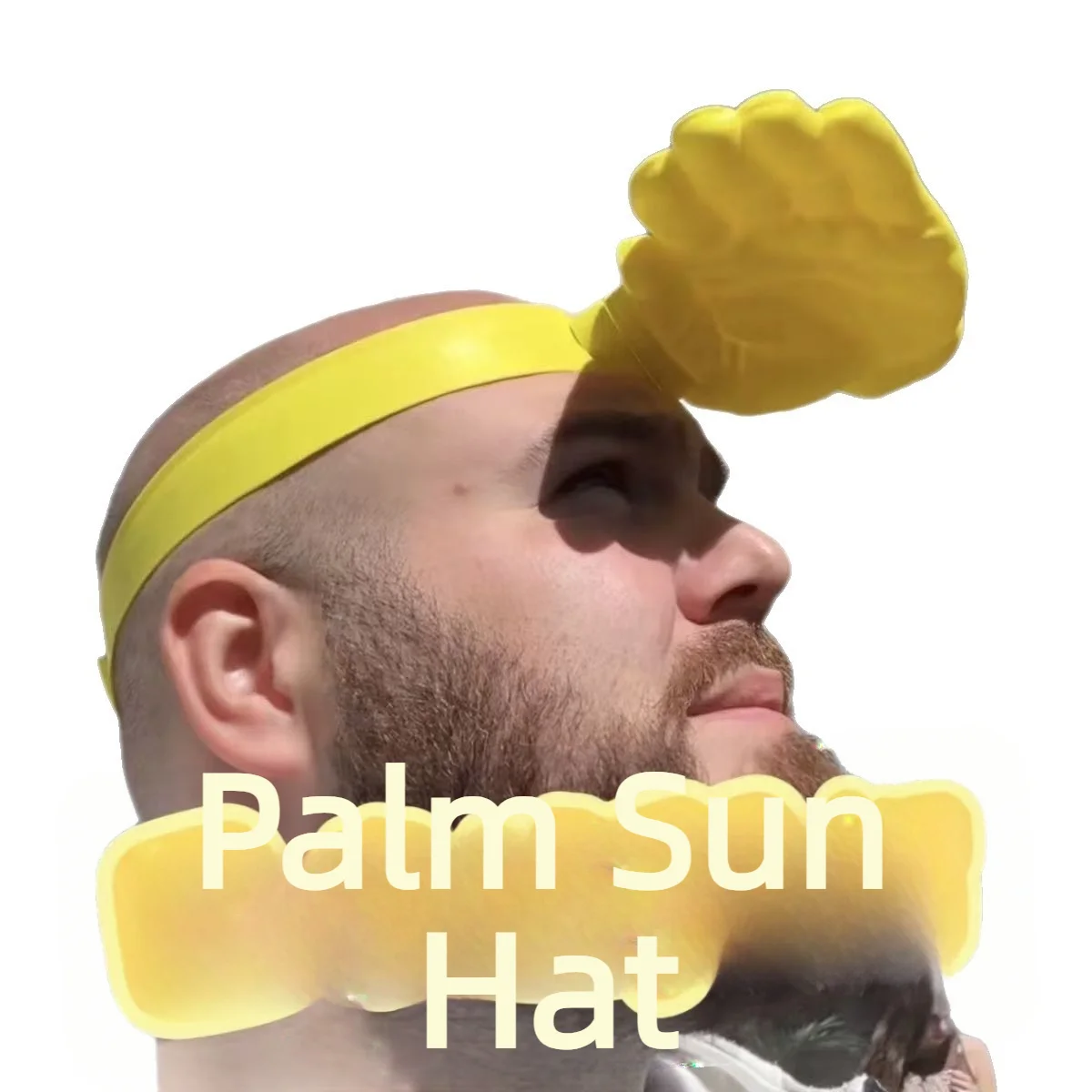 1/3Pcs Novelty 3D Palm Hand Sh - Visor Sun Hat ulasan dan harga