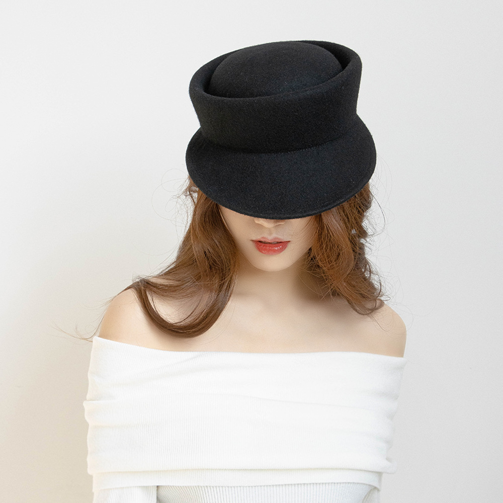 French Style Wool Felt Cap Fas - Beret French Wool ulasan dan harga