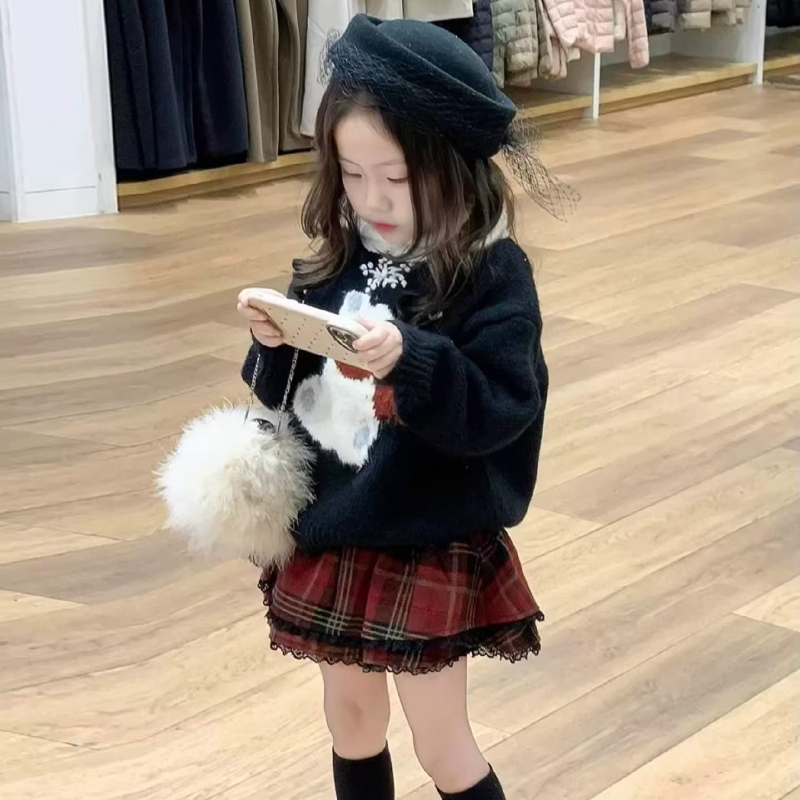 Parent-Kid Winter French Princ - Beret French Wool ulasan dan harga